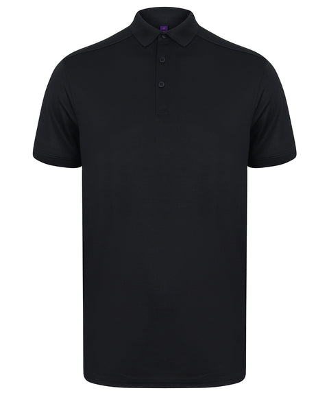 Stretch polo shirt with wicking finish (slim fit)