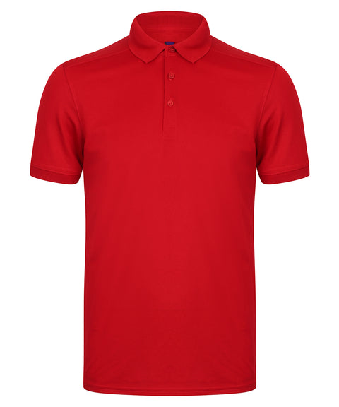 Stretch polo shirt with wicking finish (slim fit)