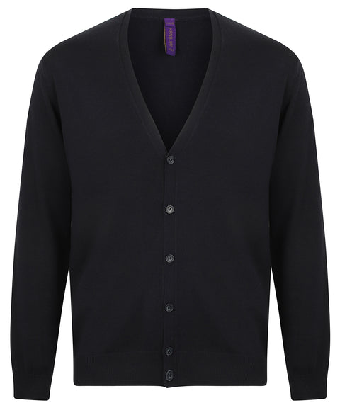 V-button cardigan