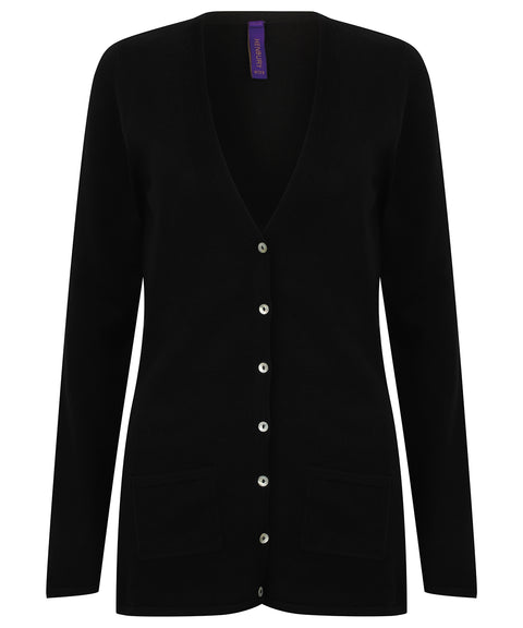 Women's v-button cardigan
