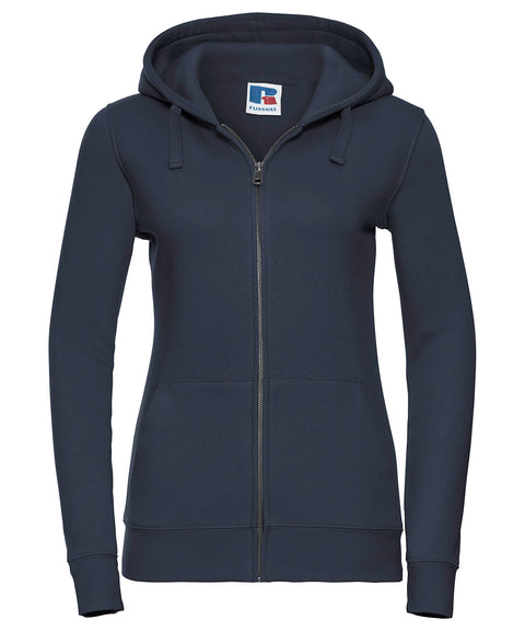 Women's authentic zipped hooded sweatshirt