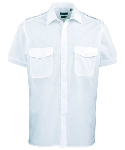 Short sleeve pilot shirt