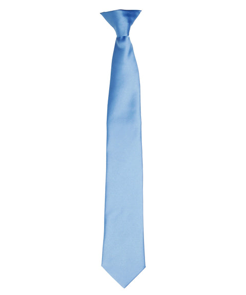 'Colours' satin clip tie