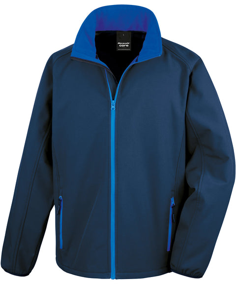 Printable softshell with recycled fleece inner
