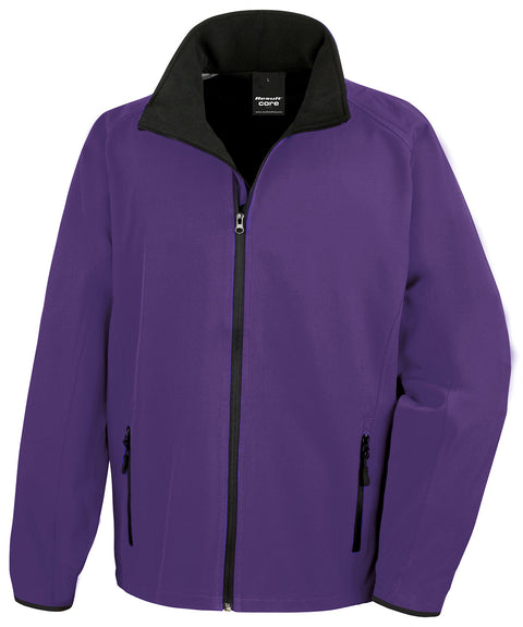 Printable softshell with recycled fleece inner