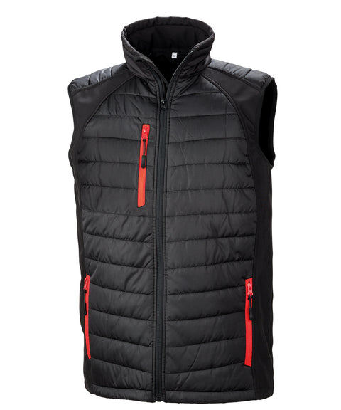 Compass padded softshell gilet 