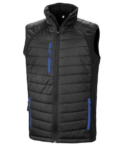 Compass padded softshell gilet 