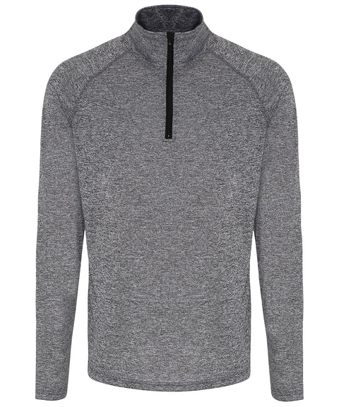 Men's TriDri® long sleeve performance ¼ zip top 