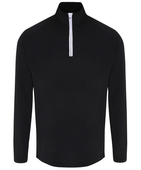 Men's TriDri® long sleeve performance ¼ zip top 