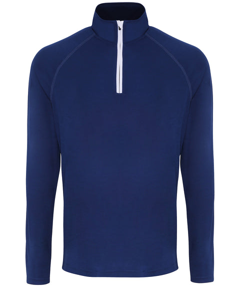 Men's TriDri® long sleeve performance ¼ zip top 