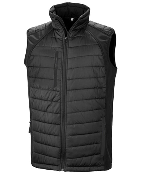 Compass padded softshell gilet 