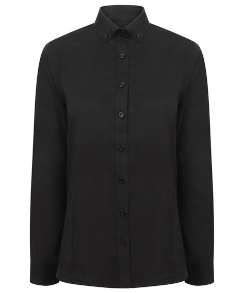 Women's modern long sleeve Oxford shirt
