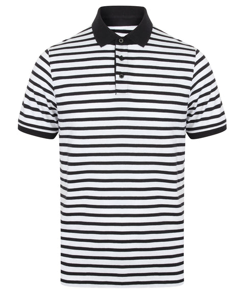 Striped Jersey polo shirt