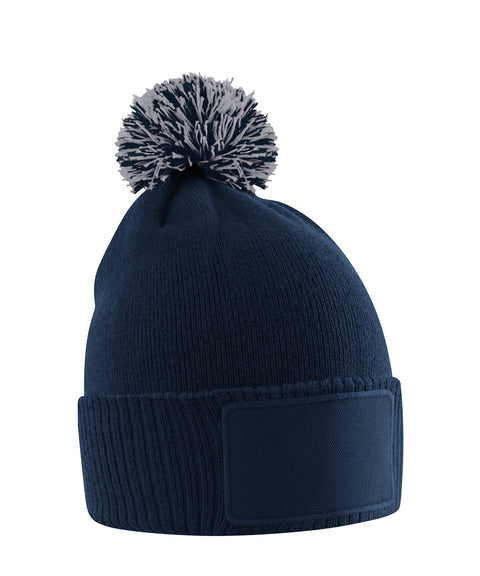 Kids snowstar patch beanie