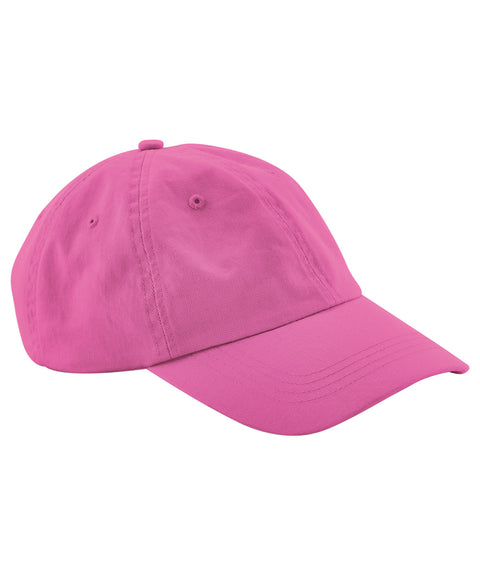 Junior low-profile 6-panel dad cap