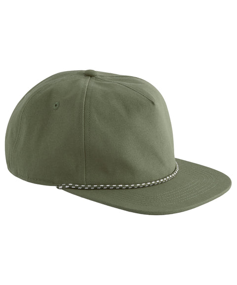 EarthAware® organic cotton 5-panel rope cap