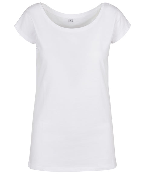 Women's wide neck tee