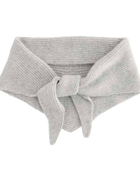 Knitted triangle scarf