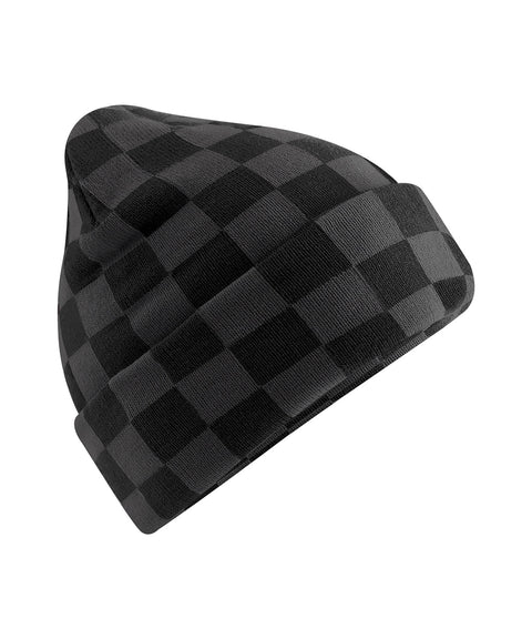 Checkerboard beanie