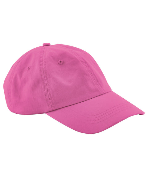 Low-profile 6-panel dad cap