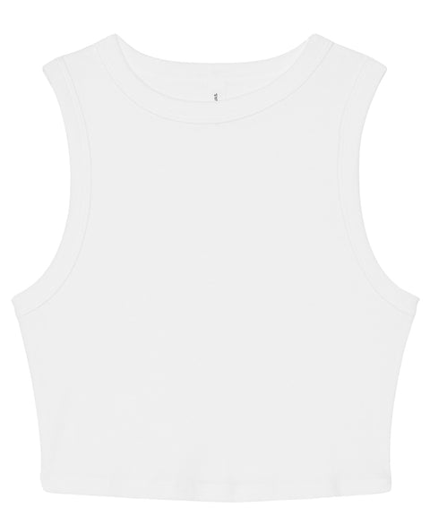 Women’s micro rib muscle crop tank