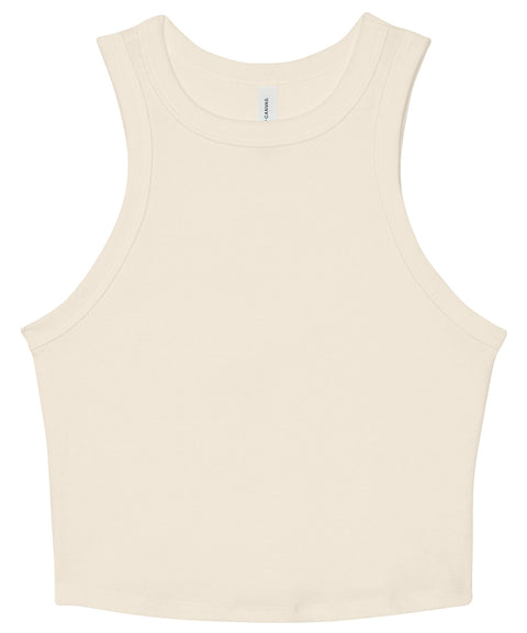 Women’s micro rib racer tank