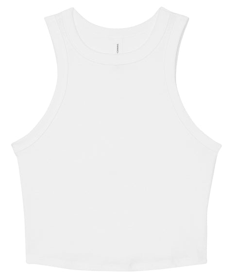 Women’s micro rib racer tank