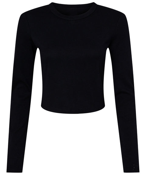 Women’s micro rib long sleeve baby t-shirt