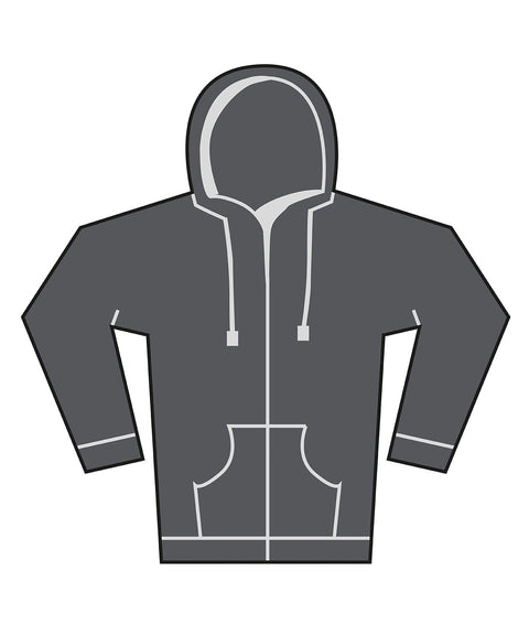 Unisex heavy full-zip hoodie