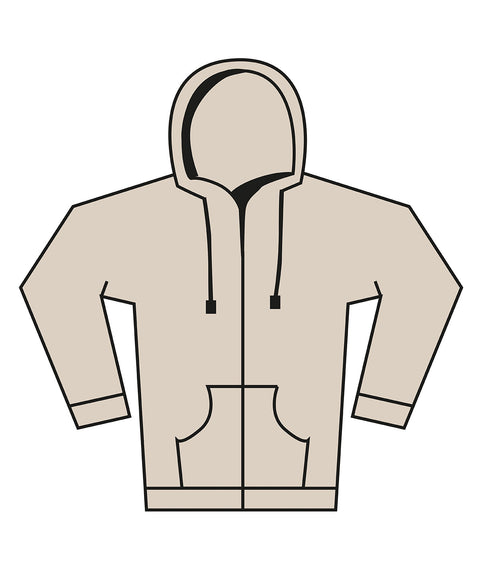 Unisex heavy full-zip hoodie