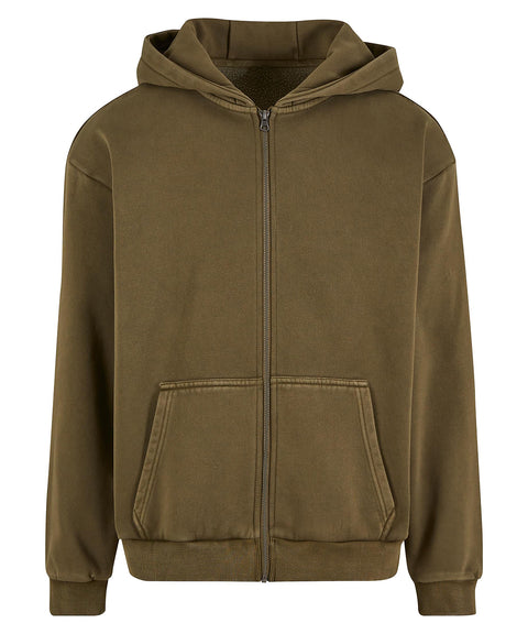 Vintage heavy zip hoodie