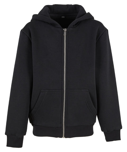 Kids fluffy zip hoodie