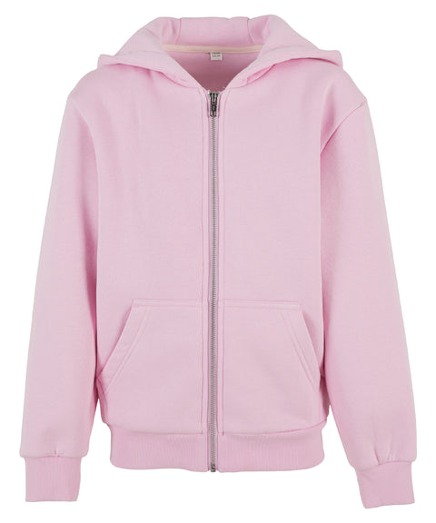 Kids fluffy zip hoodie