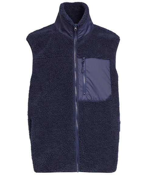 Bonded sherpa vest