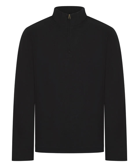 Premium piqué 1/4-zip top