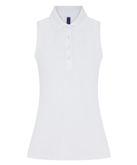 Women’s sleeveless Coolplus® polo shirt