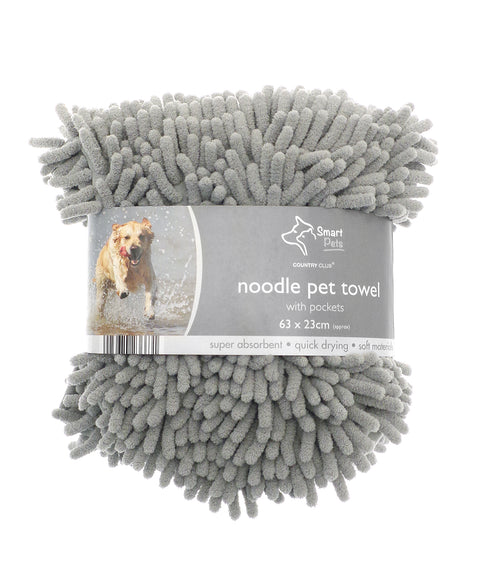 Noodle pet towel