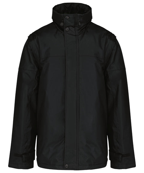Detachable-sleeved blouson jacket