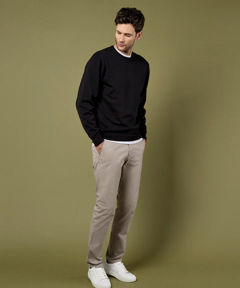 Regular fit Arundel crew neck sweater