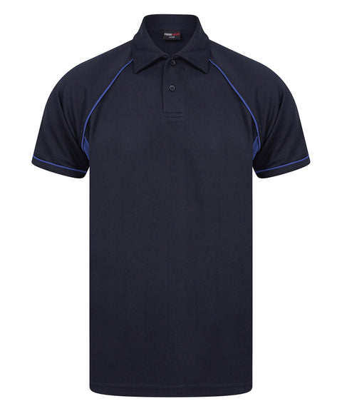 Piped performance polo