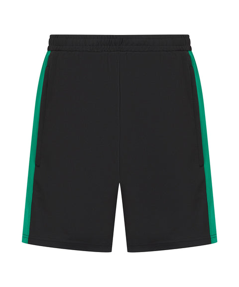 Knitted shorts with zip pockets