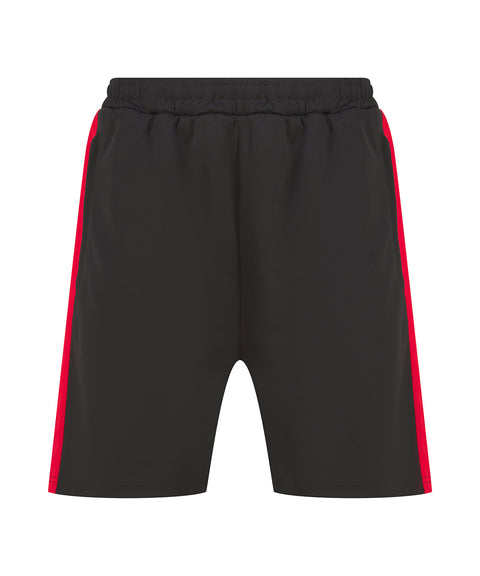 Knitted shorts with zip pockets