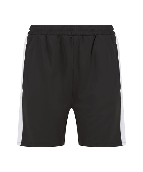 Knitted shorts with zip pockets
