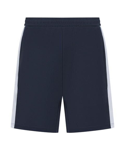 Knitted shorts with zip pockets