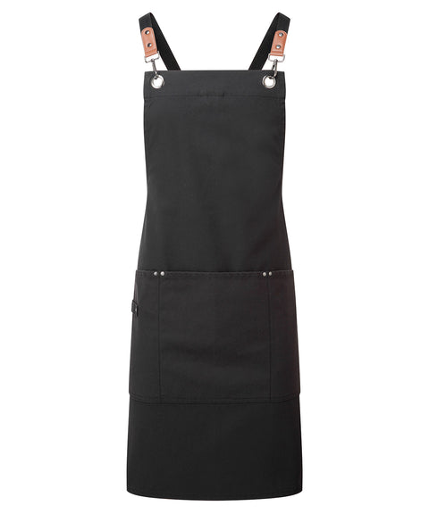 Clip ‘n’ Clasp cross-back bib apron
