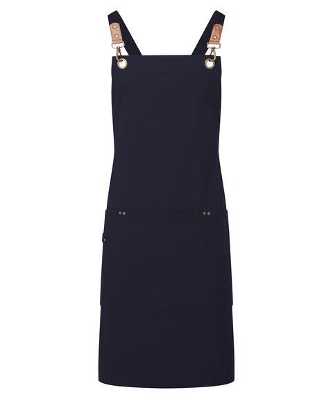 Clip ‘n’ Clasp cross-back bib apron