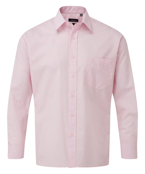 Long sleeve poplin shirt