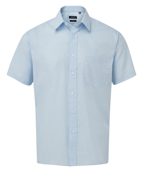 Short sleeve poplin shirt