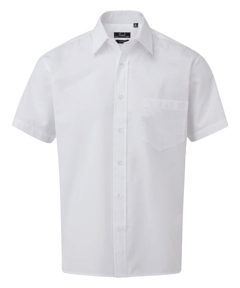Short sleeve poplin shirt