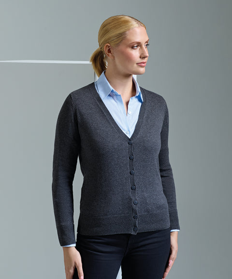 Women's button-through knitted cardigan